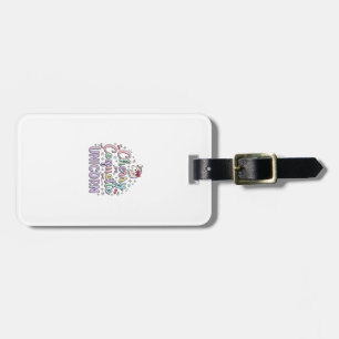 Etiqueta De Bagagem Unicórnio Cereja Coquete Unicórnio Original Zazzle
