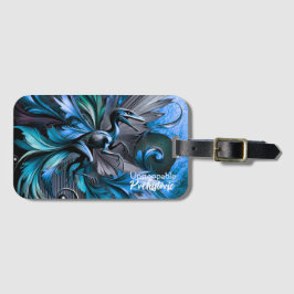 Etiqueta De Bagagem Unstoppable Raptor – Fuel Strength, Rule the Wild