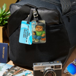 Etiqueta De Bagagem Urso 02 Crianças