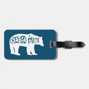 Etiqueta De Bagagem Urso Crested Butte Colorado