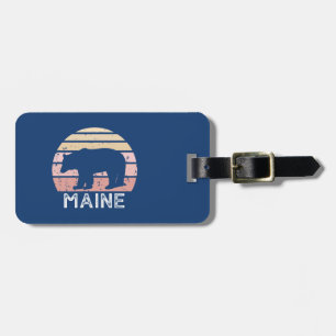Etiqueta De Bagagem Urso Maine