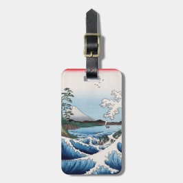 Etiqueta De Bagagem Utagawa Hiroshige - Mar ao largo de Satta, Provínc