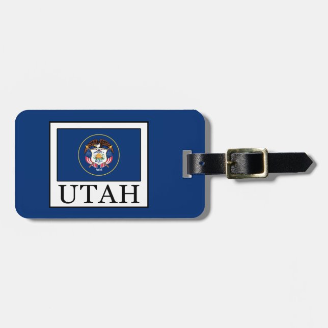 Etiqueta De Bagagem Utah (Frente Horizontal)
