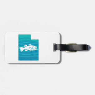 Etiqueta De Bagagem Utah Wave Fisheries