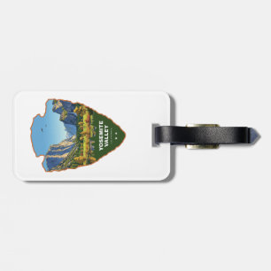 Etiqueta De Bagagem Vale de Yosemite Parque Nacional de Yosemite Arrow