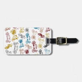 Etiqueta De Bagagem Vamos Ride