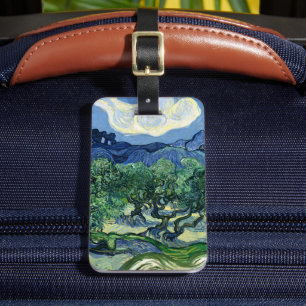 Etiqueta De Bagagem Van Gogh A Paisagem Das Oliveiras