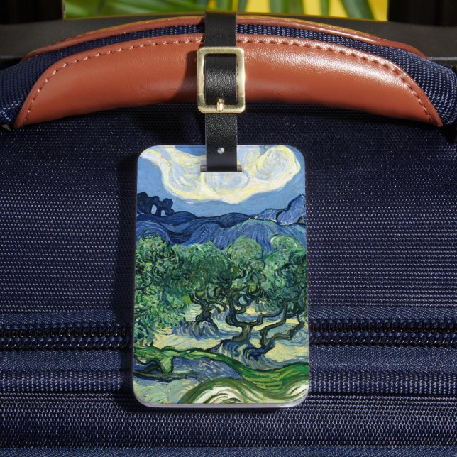 Etiqueta De Bagagem Van Gogh A Paisagem Das Oliveiras (Frente Insitu 2)