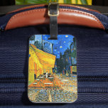 Etiqueta De Bagagem Van Gogh - Cafe Terrace,<br><div class="desc">Vincent van Gogh,  famoso quadro,  Café Terrace.</div>