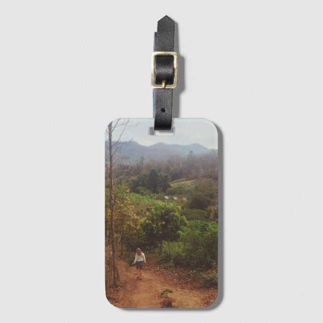 Etiqueta De Bagagem Vang Vieng (Frente Vertical)