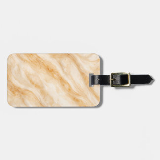 Etiqueta De Bagagem Vanilla Milkshake Marble Texture