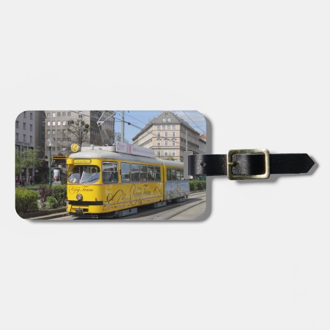 Etiqueta De Bagagem Vara Anel de Viena (Frente Horizontal)