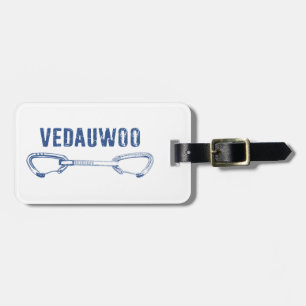 Etiqueta De Bagagem Vedauwoo Subindo Rápido Desenho