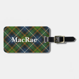 Etiqueta De Bagagem Velho Scotsman Clan MacRae Tartan