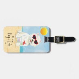 Etiqueta De Bagagem Verão Westie