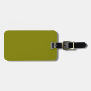 Etiqueta De Bagagem Verde-oliva clássico
