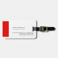 Vermelho Branco Moderno Simples