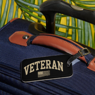 Etiqueta De Bagagem Veterano Dia dos Veteranos EUA Estados Unidos Amer