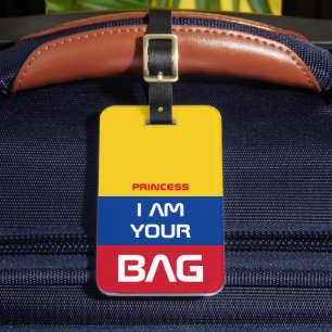 Etiqueta De Bagagem Viagem Colombiana Flag & Colombia /Personalised Ba