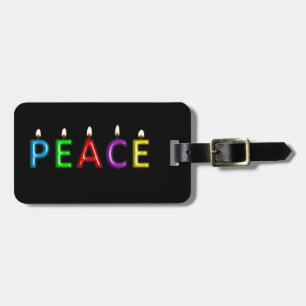 Etiqueta De Bagagem Viagem com PAZ