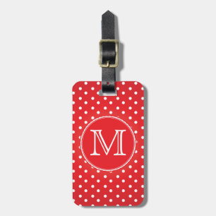 Etiqueta De Bagagem Viagem de Polkadot - Modelo