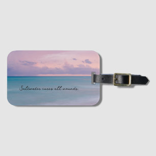 Etiqueta De Bagagem Viagem Themed Gift with Beach Photo