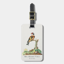 Viagens Personalizadas do Pintassilgo Vintage Dour