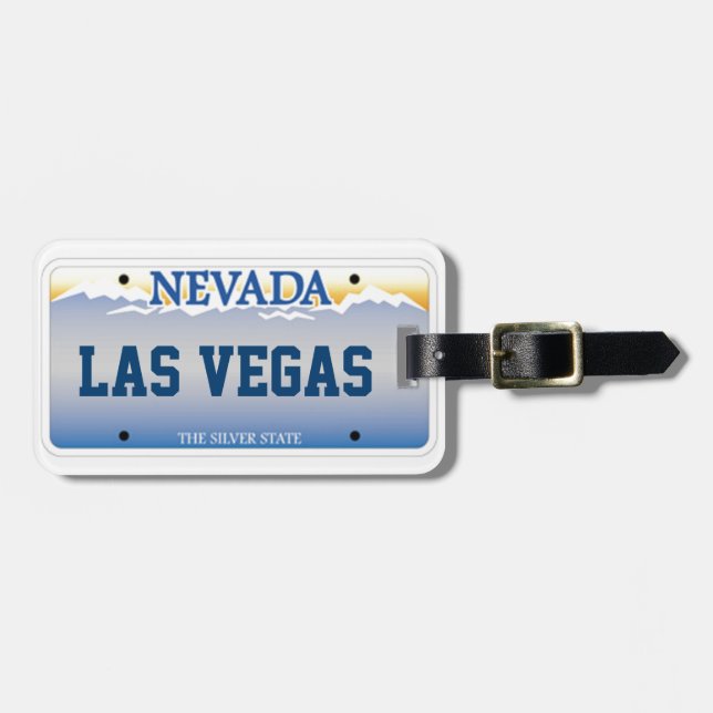 Etiqueta De Bagagem Viajante de Nevada (Frente Horizontal)