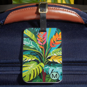 Etiqueta De Bagagem Víblias tropicais