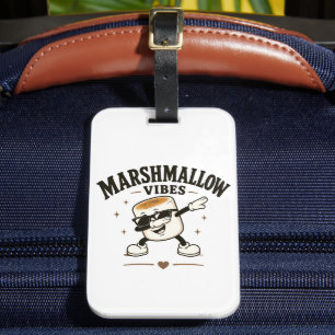 Etiqueta De Bagagem Vibrações de marshmallow