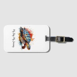 Etiqueta De Bagagem Vibrant Voyager, personalizado