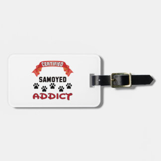 Etiqueta De Bagagem Viciado certificado do Samoyed