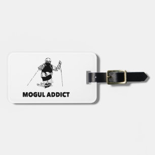 Etiqueta De Bagagem Viciado em Mogul