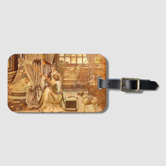 Etiqueta De Bagagem Victorian Lullaby (Frente Horizontal)