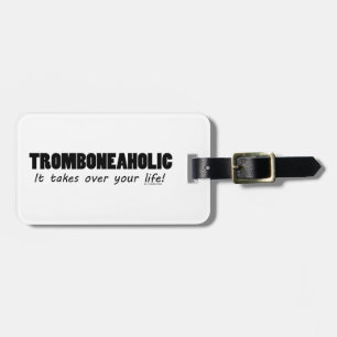 Etiqueta De Bagagem Vida Trombonaholística