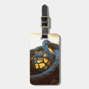 Etiqueta De Bagagem Vidro flutua ao pôr do sol, Alaska