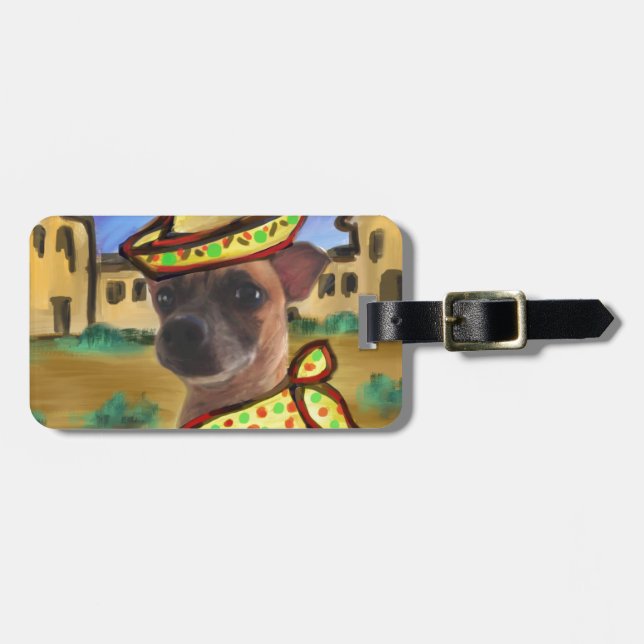 ETIQUETA DE BAGAGEM VILA MEXICANA (Frente Horizontal)