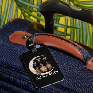 Etiqueta De Bagagem Village Witch Gothic Occult Wicca Pagan Nature