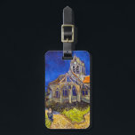 Etiqueta De Bagagem Vincent van Gogh - A Igreja em Auvers<br><div class="desc">Igreja de Auvers / l'Eglise à Auvers-sur-oise de Vincent Van Gogh em 1890</div>