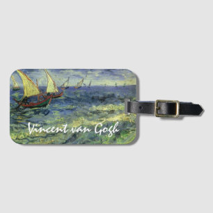 Etiqueta De Bagagem Vincent van Gogh - A paisagem nas Saintes Maries