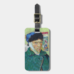 Etiqueta De Bagagem Vincent van Gogh - Autorretrato com a orelha banda