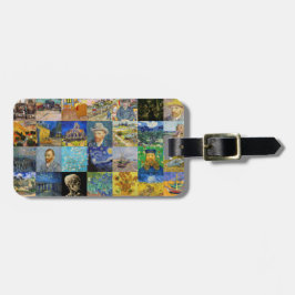 Etiqueta De Bagagem Vincent van Gogh - Masterworks Mosaic Patchwork