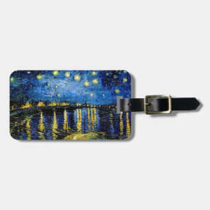 Etiqueta De Bagagem Vincent Van Gogh Starry Night Over the Rhone 1888