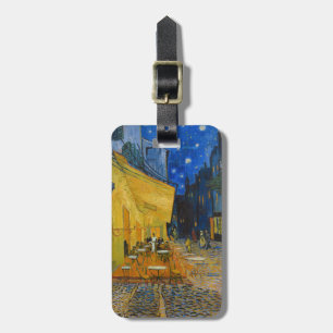 Etiqueta De Bagagem Vincent van Gogh - Terraço do Café à Noite