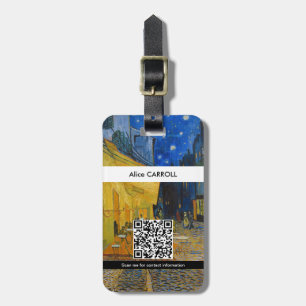 Etiqueta De Bagagem Vincent van Gogh - Terraço do Café à Noite