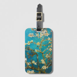 Etiqueta De Bagagem Vincent Van Gogh Turquoise Almond Blossom