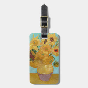 Etiqueta De Bagagem Vincent Van Gogh - Vaso com Doze Girassóis