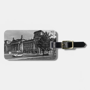 Etiqueta De Bagagem Vintage Berlin Reichstag Parlamento casa Mouse Pa