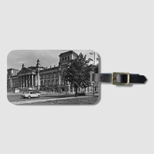 Etiqueta De Bagagem Vintage Berlin Reichstag Parlamento casa Mouse Pa