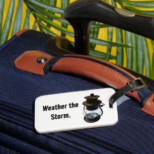 Etiqueta De Bagagem Vintage Hurricane Lanterna Wilderness Acampando Ar